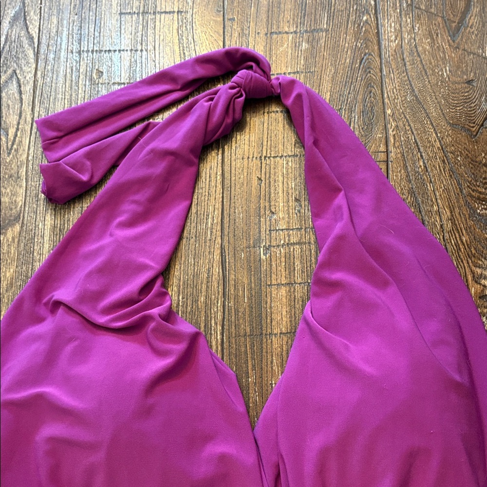 Magicsuit by Miraclesuit Bianca Romper Swimsuit Hibiscus Fuschia Size 16W NWT - Picture 3 of 12